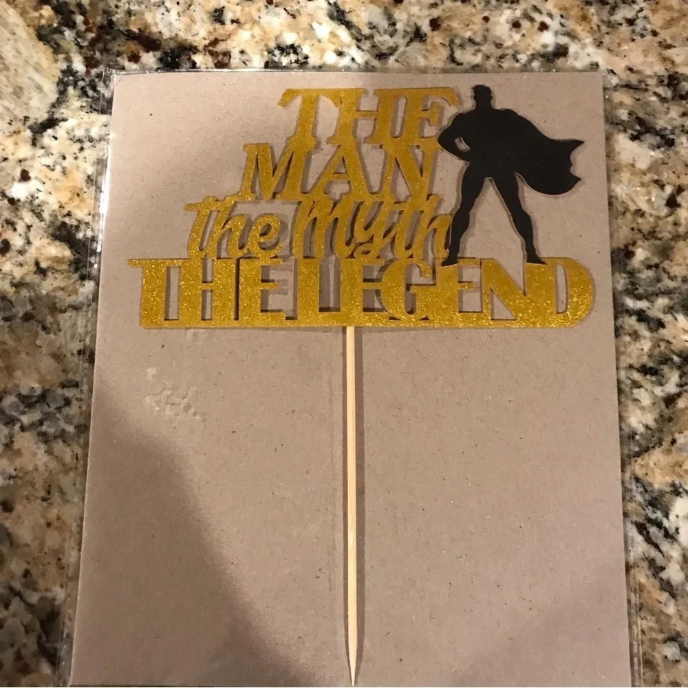 🎂The Legend Cake Topper